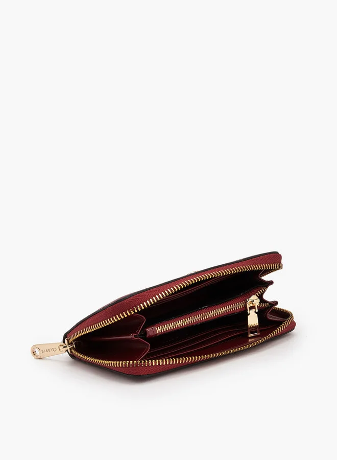 Celeste  Textured Zip Around Wallet for Women | Best Price UAE